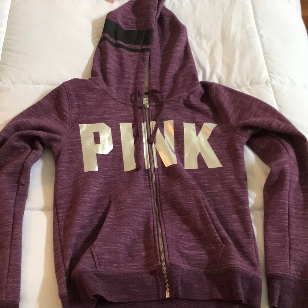 VS PINK zip up hoodie